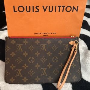 Louis Vuitton monogram wristlet MM
